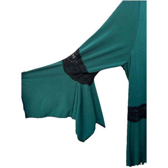 Vintage Dare To Wear 3X Lace Up Long Sleeve Babydoll Dress Goth Witchy Y2K USA - Picture 7 of 10